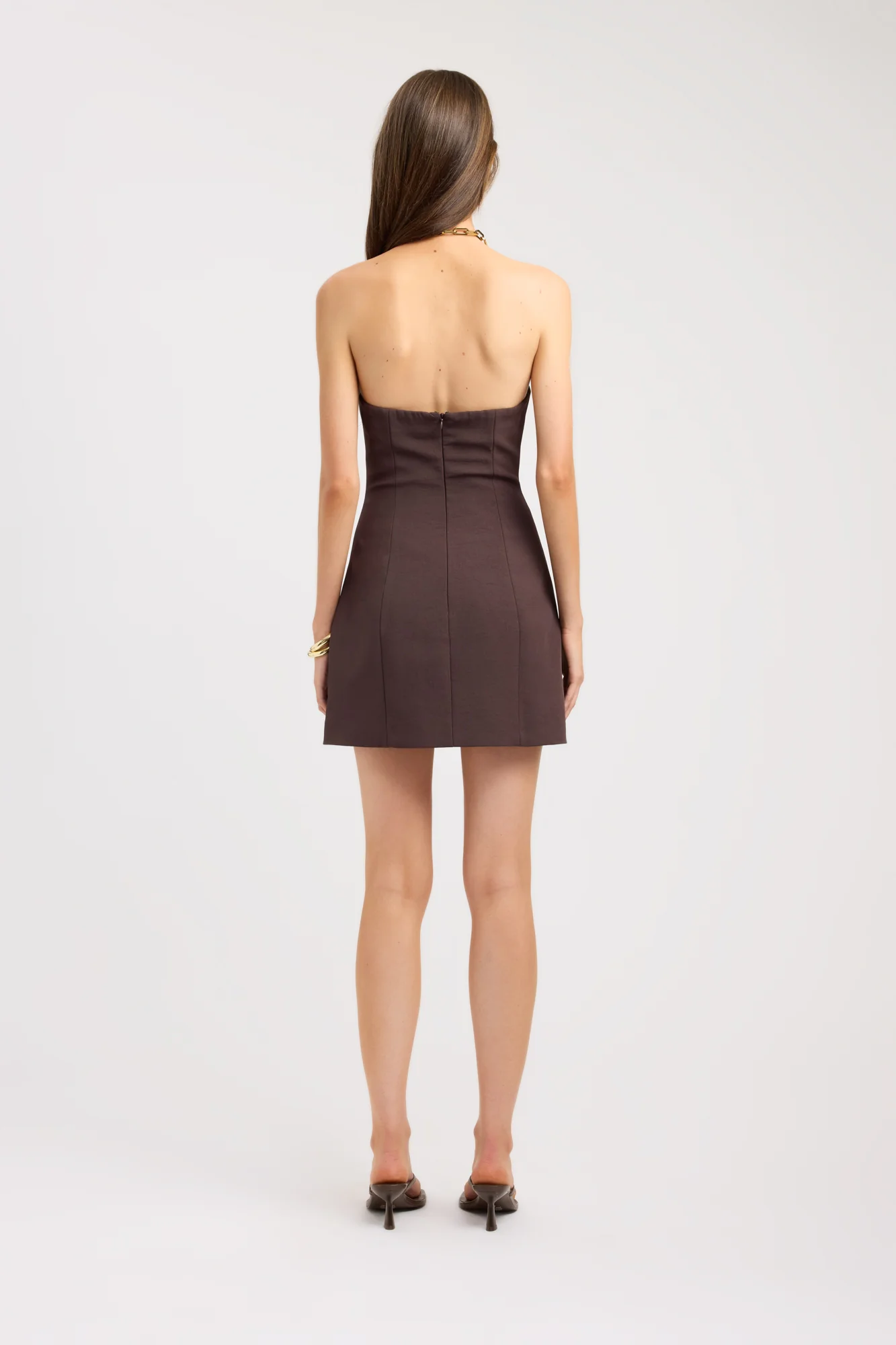 Ariel Low Cut Mini Dress - Image 4