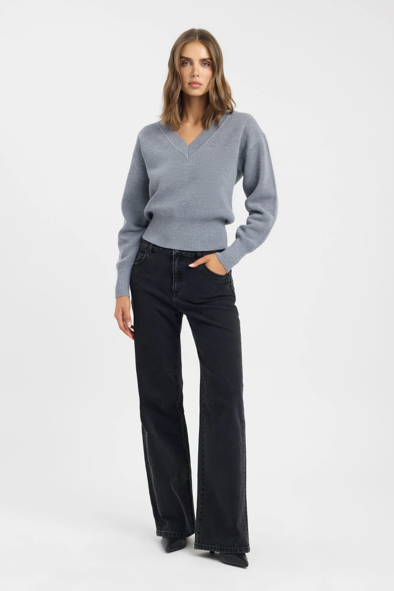 Dalton Vee Jumper - Image 3