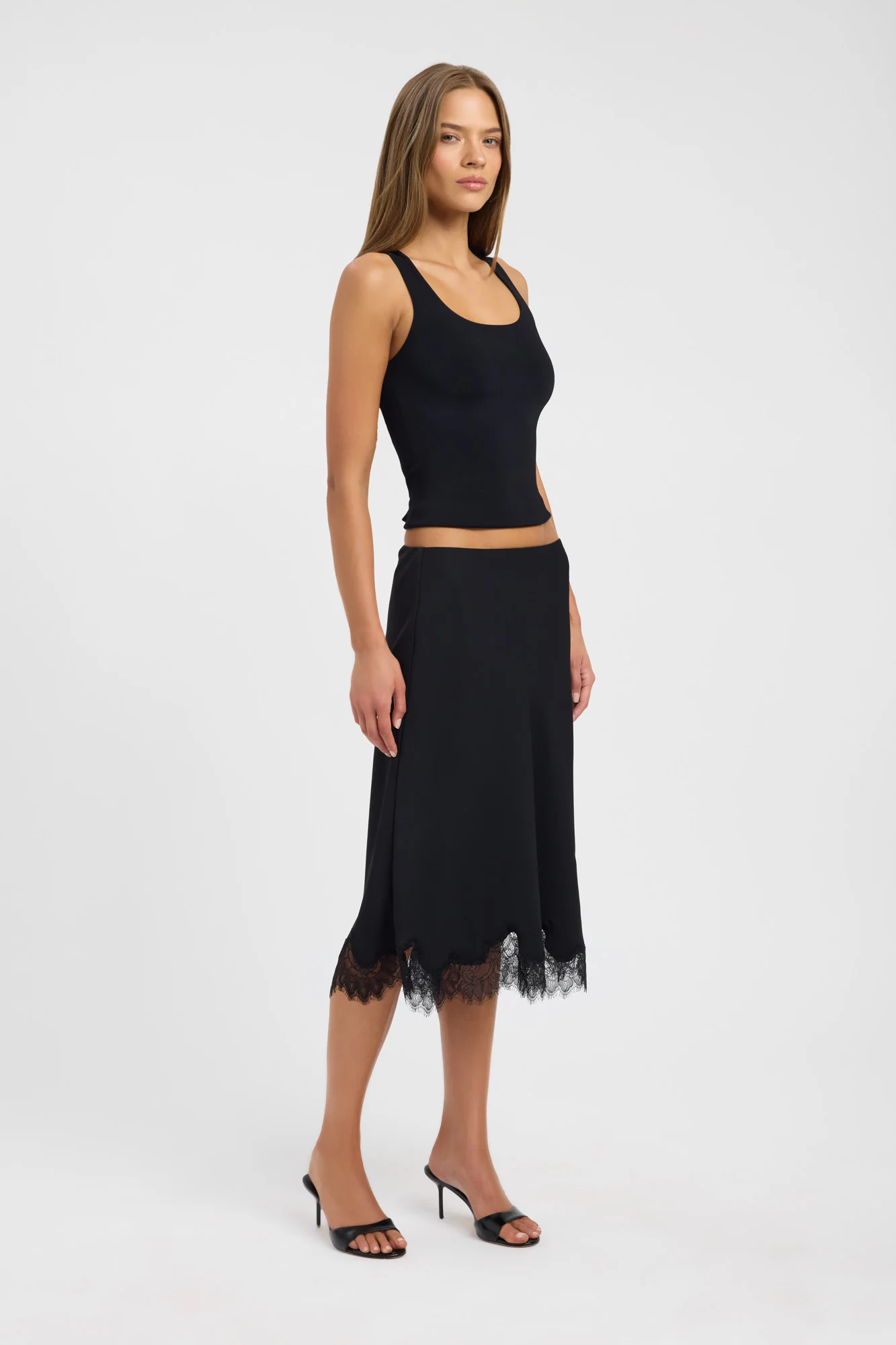 Maria Lace Midi Skirt - Image 3