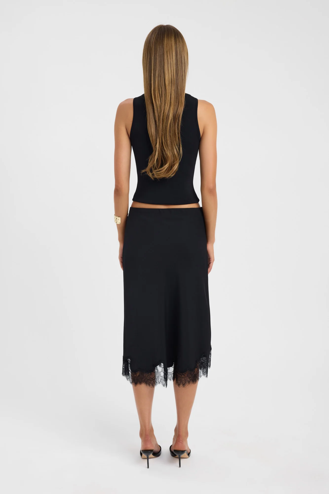 Maria Lace Midi Skirt - Image 4