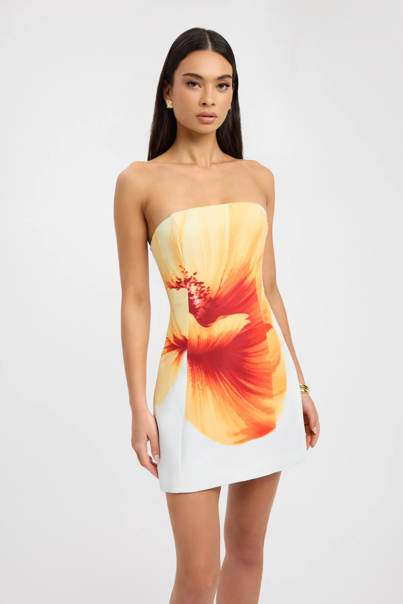 Mila Strapless Mini Dress - Image 2