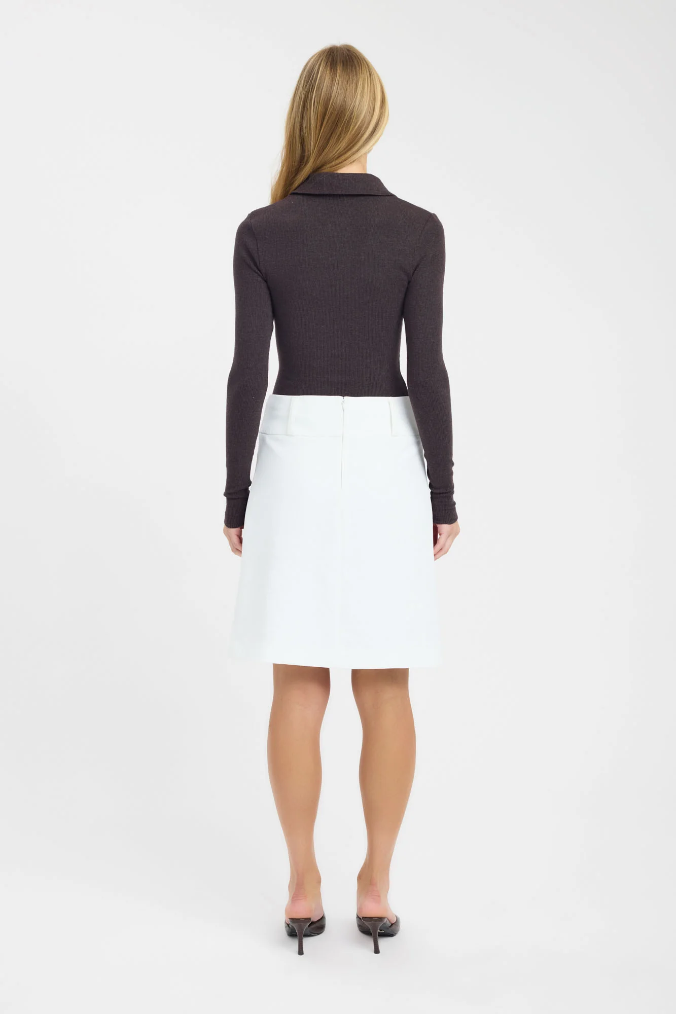 Myles Polo Long Sleeve Top - Image 3