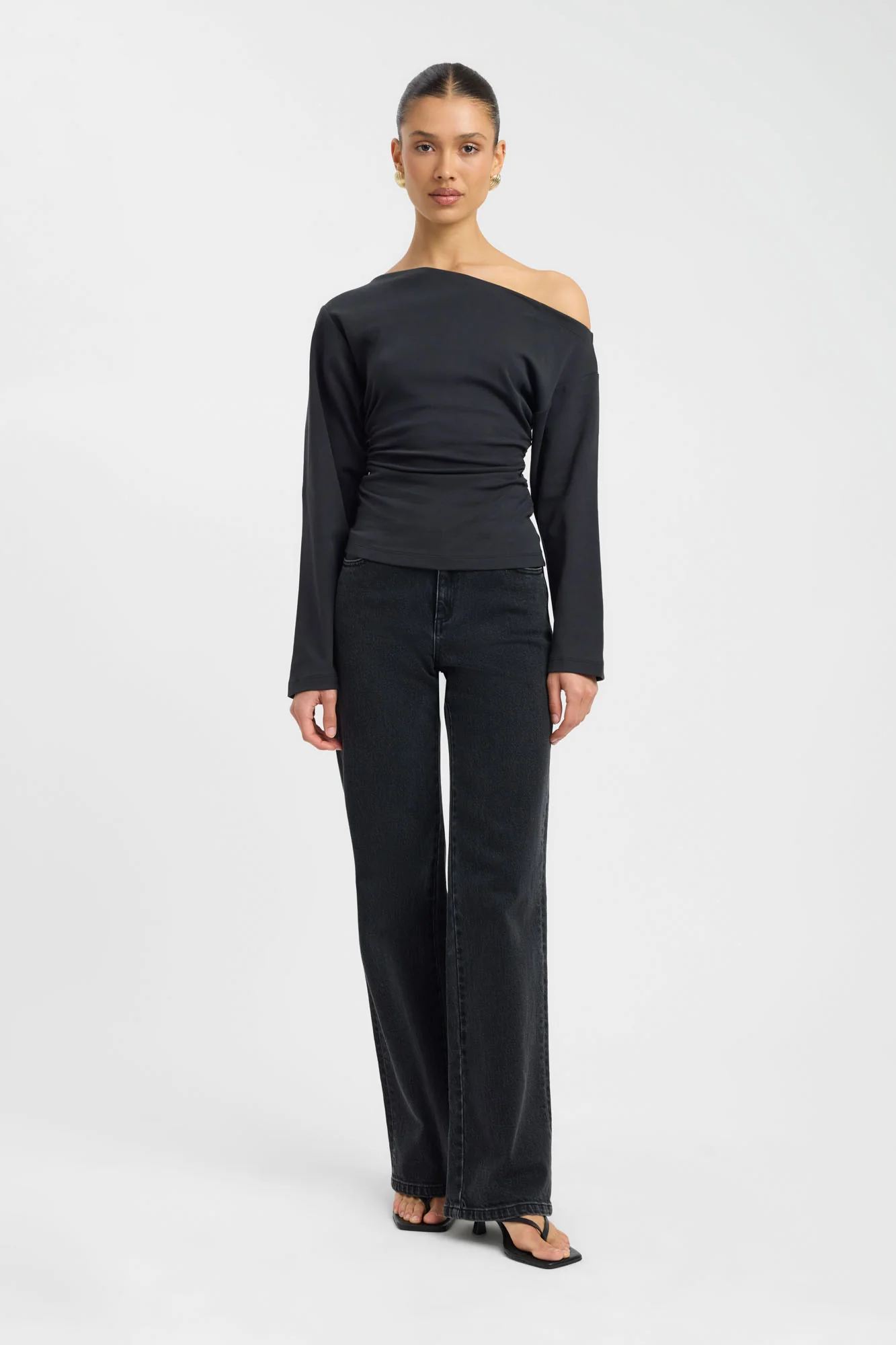 Nova Off Shoulder Long Sleeve Top - Image 4