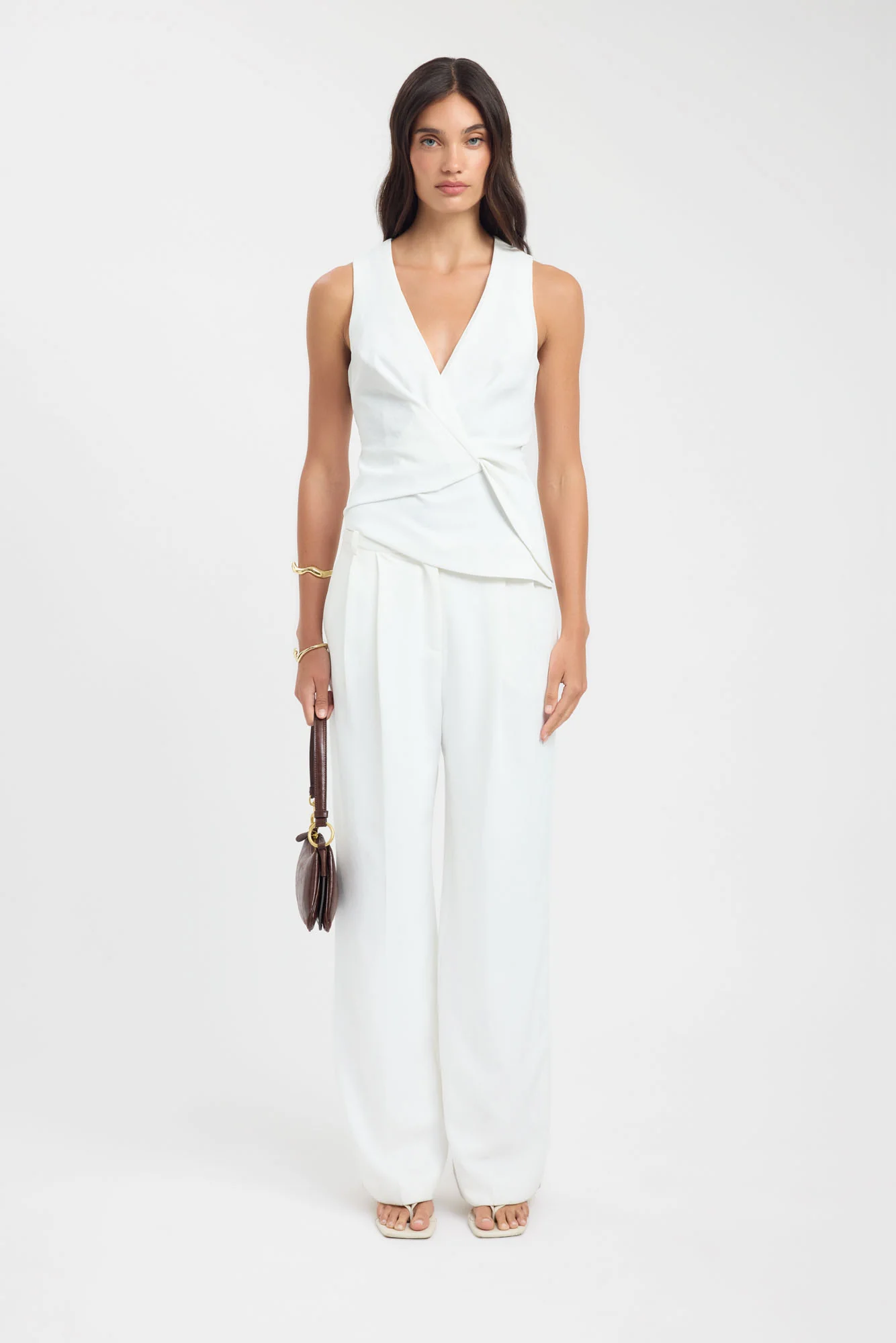 Opal Wrap Front Top