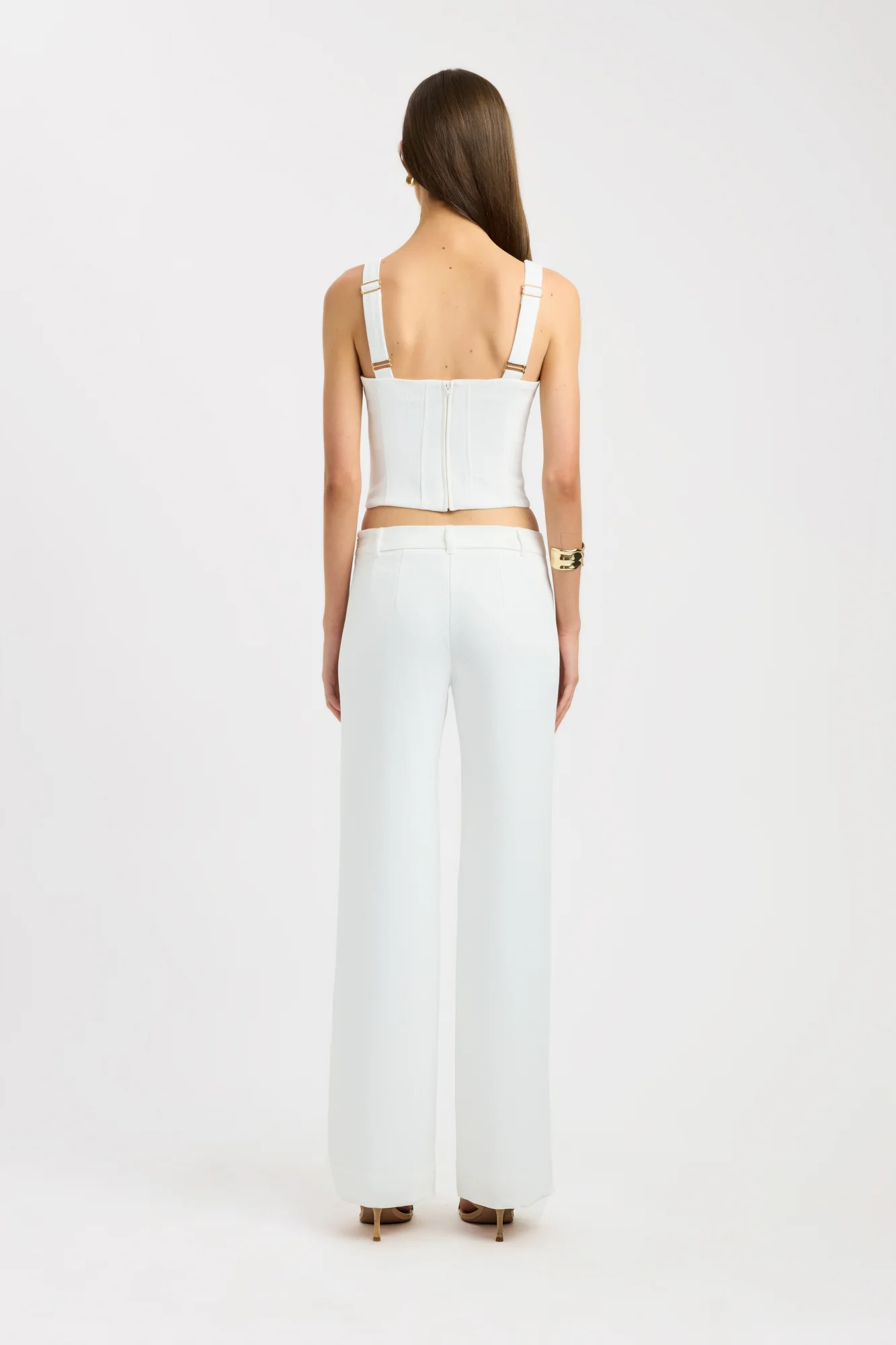 Oyster Deep Vee Corset - Image 4