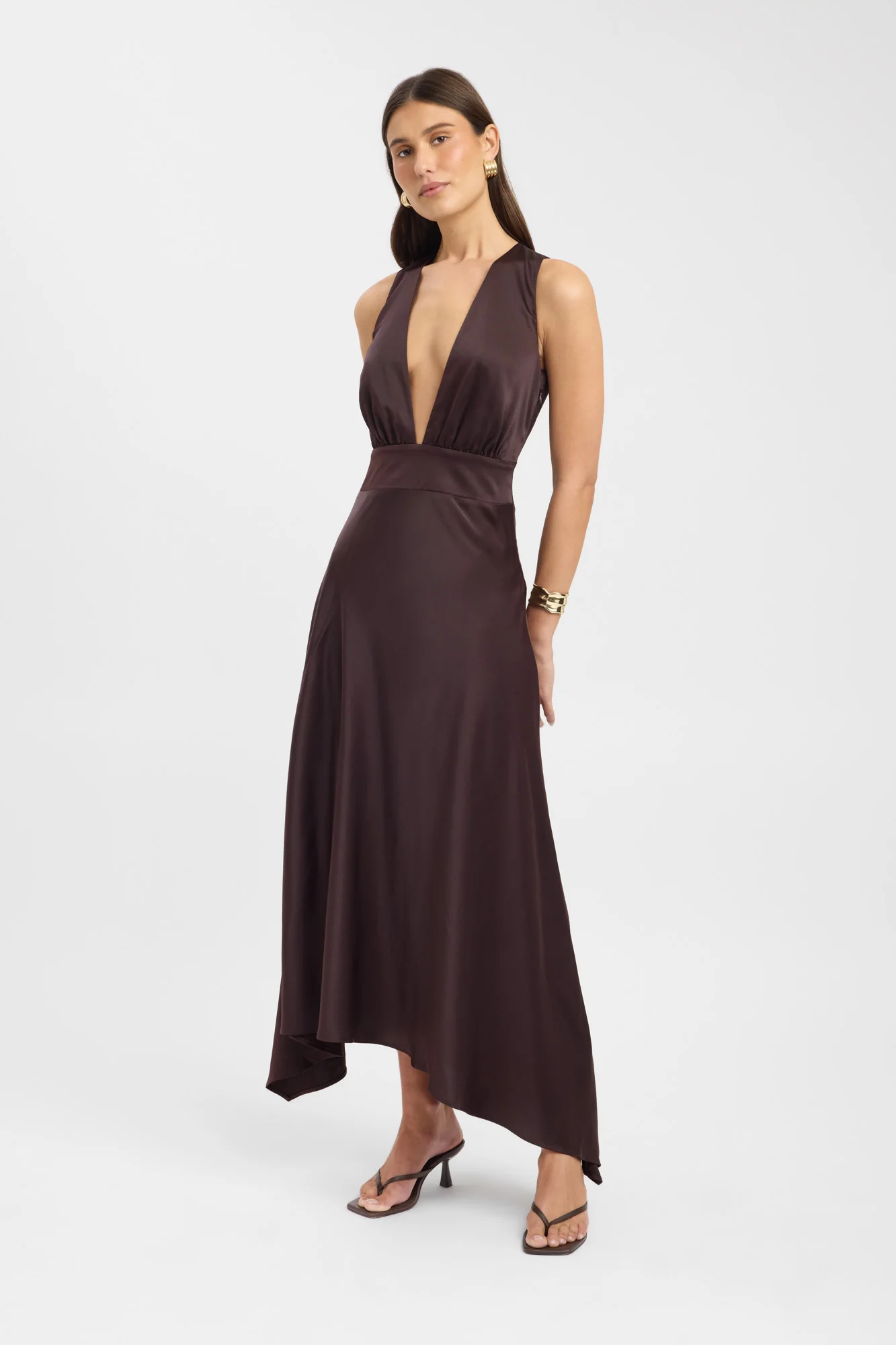 Palermo Plunge Maxi Dress - Image 3