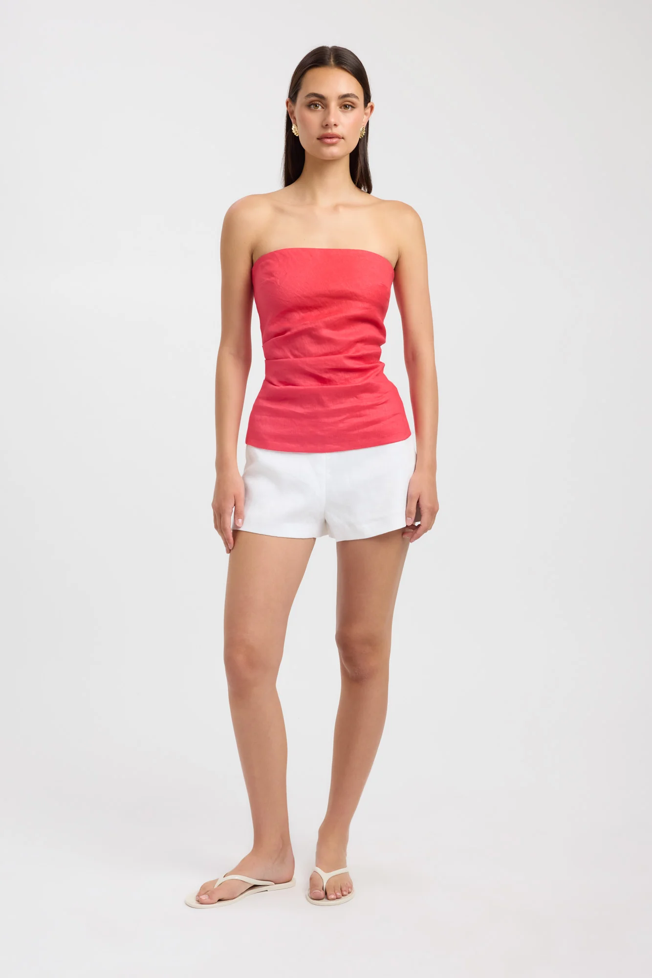 Palm Gathered Top