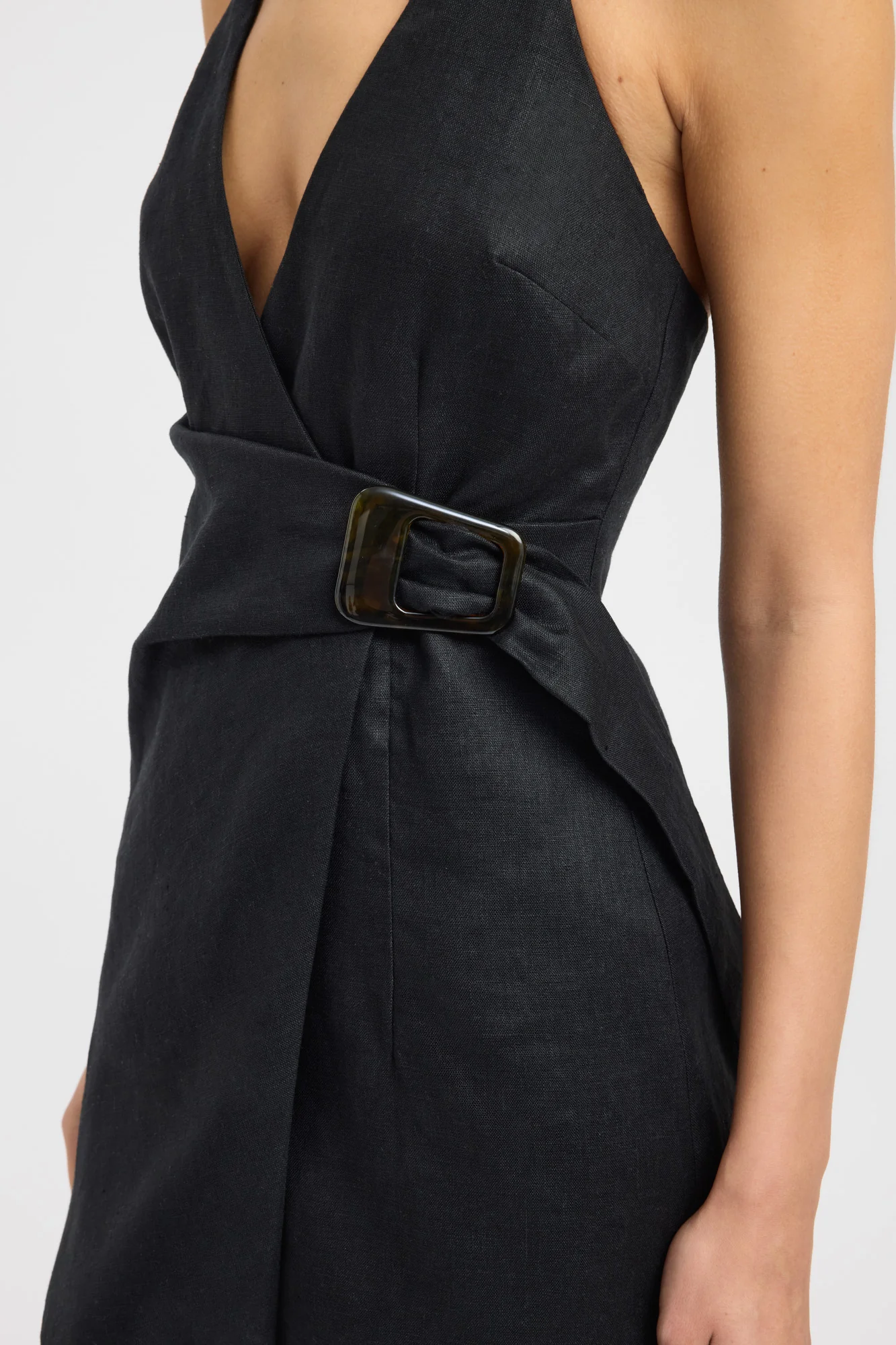 Palm Trim Mini Dress - Image 3