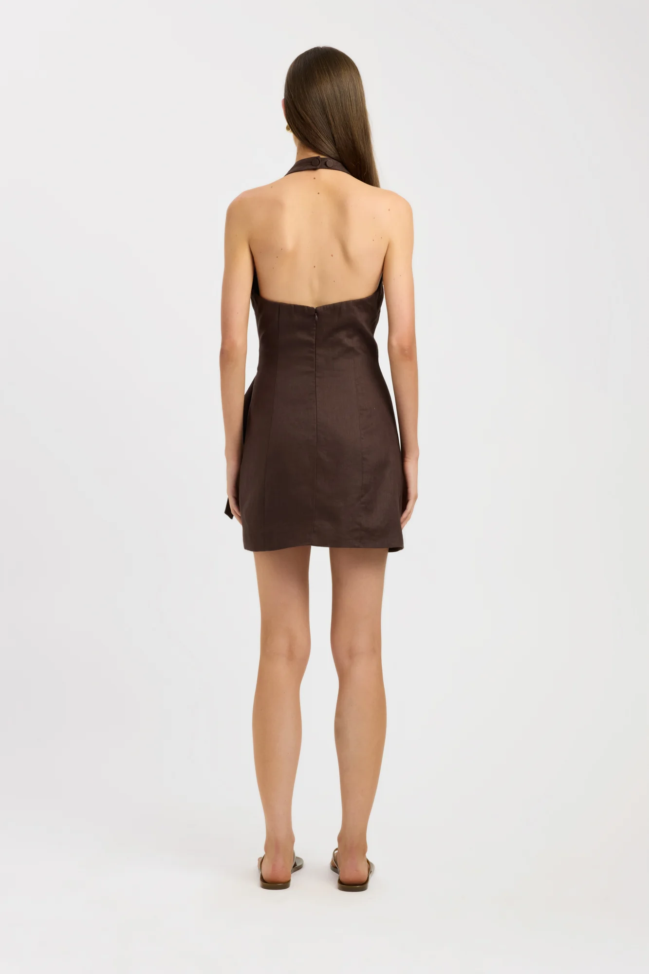 Palm Trim Mini Dress - Image 4