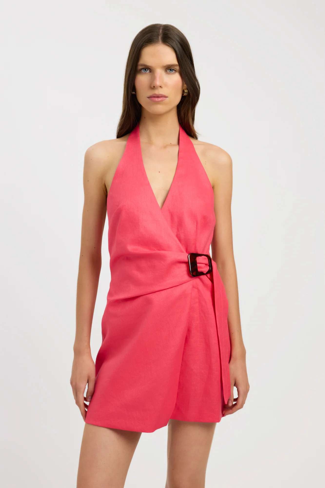 Palm Trim Mini Dress - Image 2