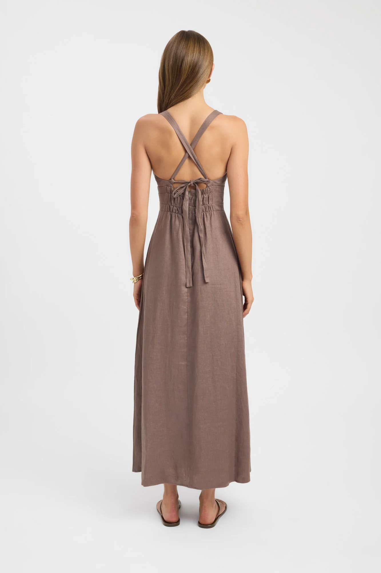 Palm Vee Maxi Dress - Image 4