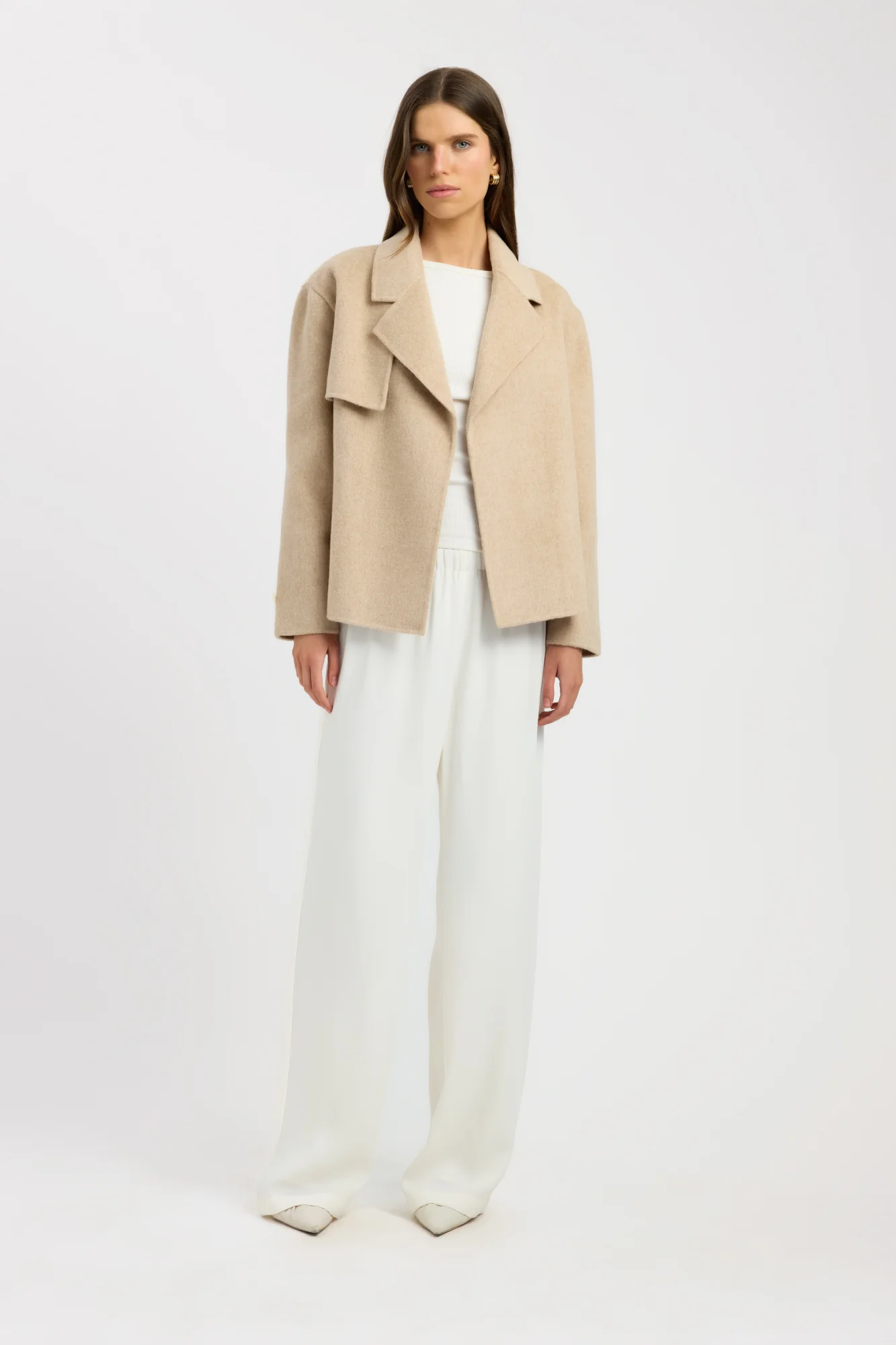 Rommie Cropped Wool Jacket - Image 3