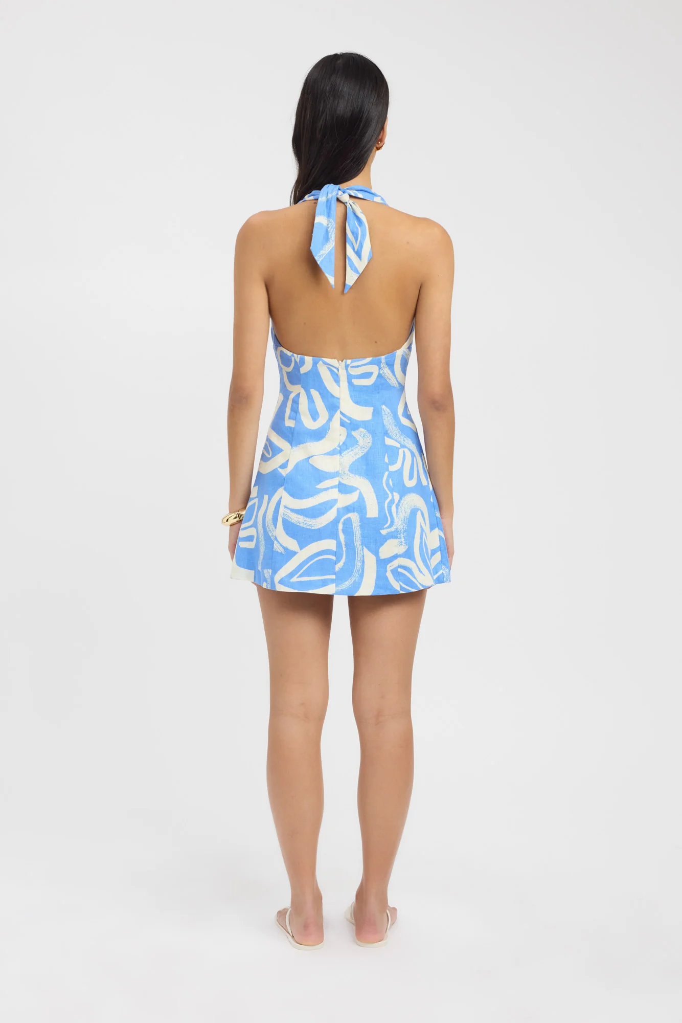 Soley Vee Mini Dress - Image 3